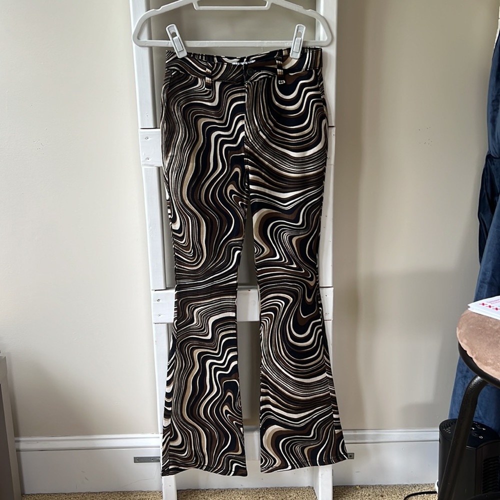 Motel Rocks Zoven Trouser 70s Ripple S NWT